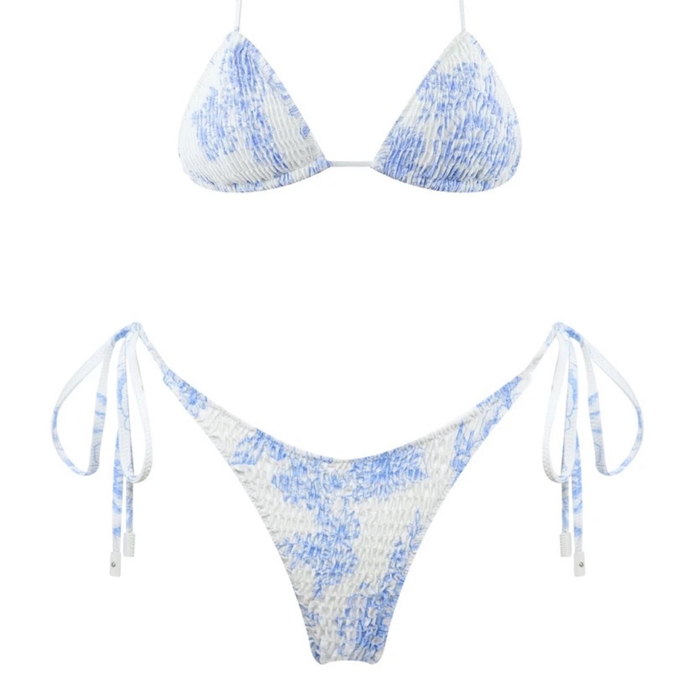 Triangl VINCA Indigo Bikini Size S Worn ONCE + BAG